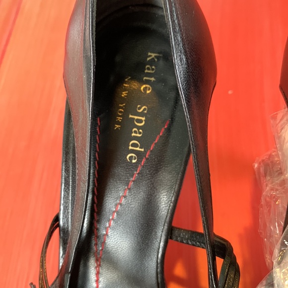 Kate Spade pointy toe black heels size 6 - Picture 2 of 10